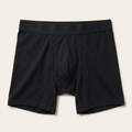 Zepiaa Everyday Boxer in black – washable leak-proof boxer brief for men, front view